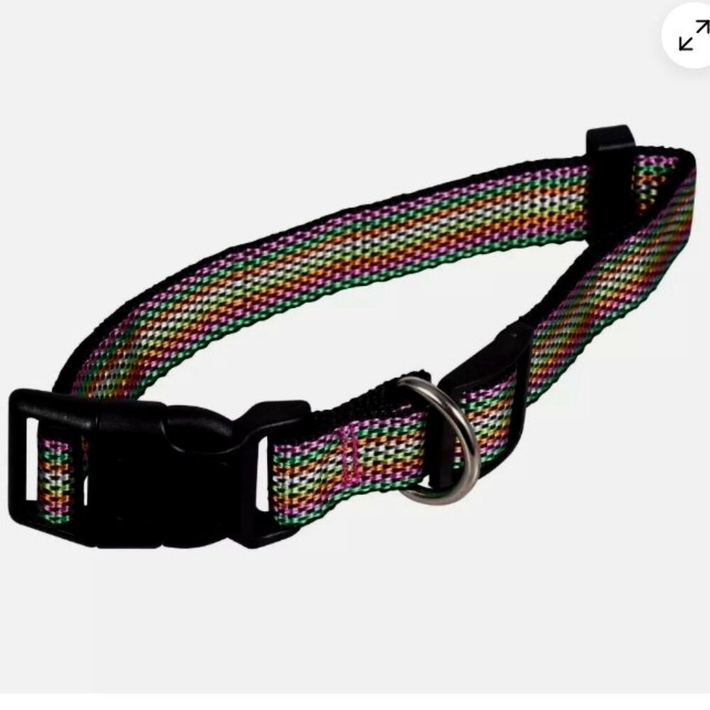 Small Dog Collars: NWT Adjustable Nylon, Various Colors
